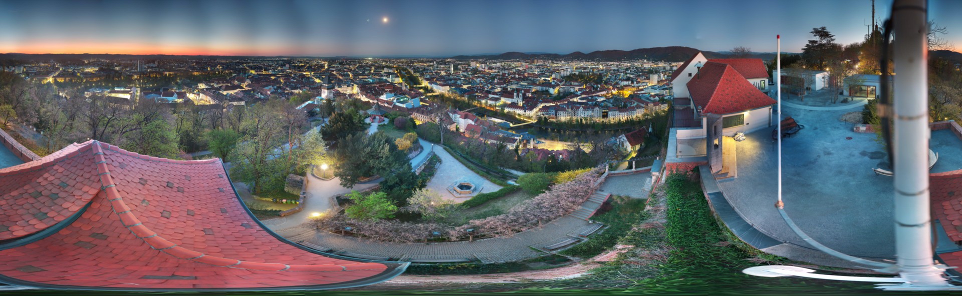 Archived image Graz: Webcam Castle Rock