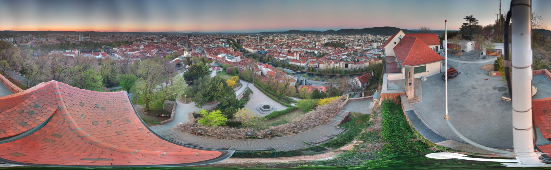 Archived image Graz: Webcam Castle Rock