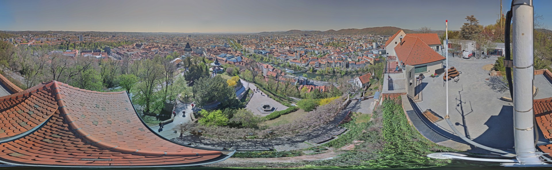 Archived image Graz: Webcam Castle Rock