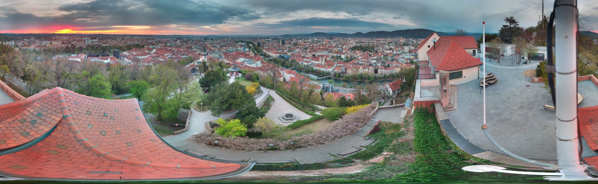 Archived image Graz: Webcam Castle Rock