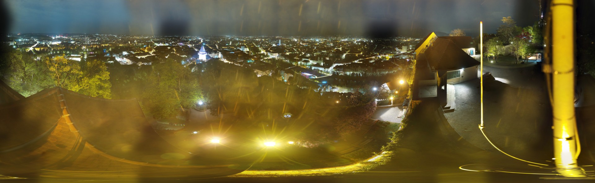 Archiv Foto Webcam Graz: Panorama vom Schlossberg