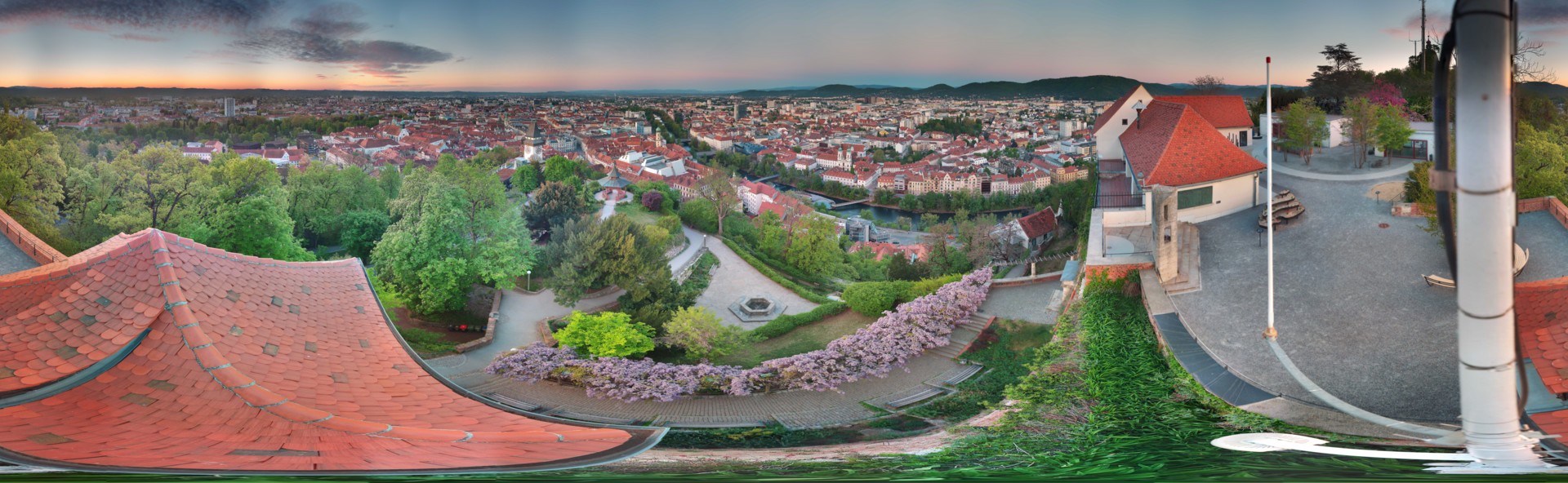 Archived image Graz: Webcam Castle Rock