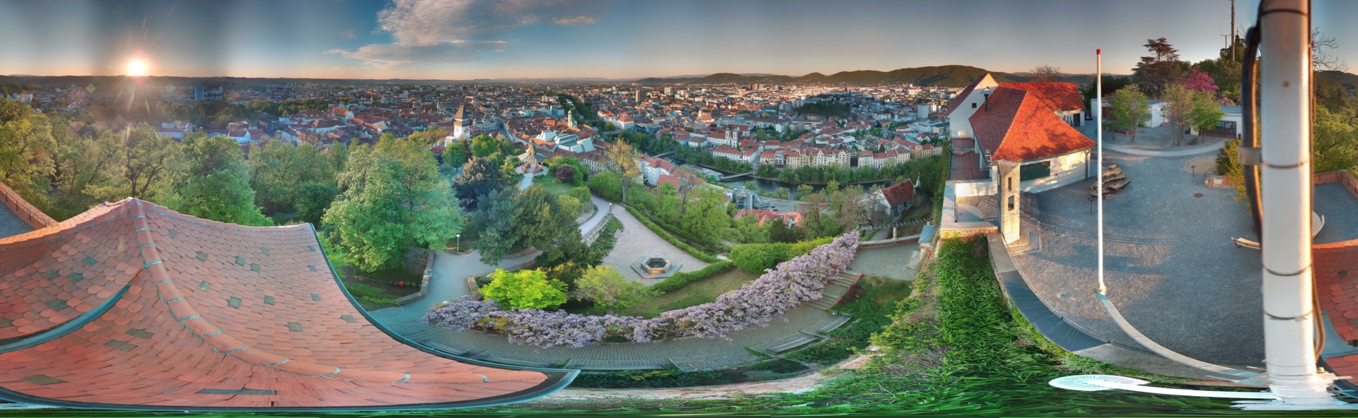 Archived image Graz: Webcam Castle Rock