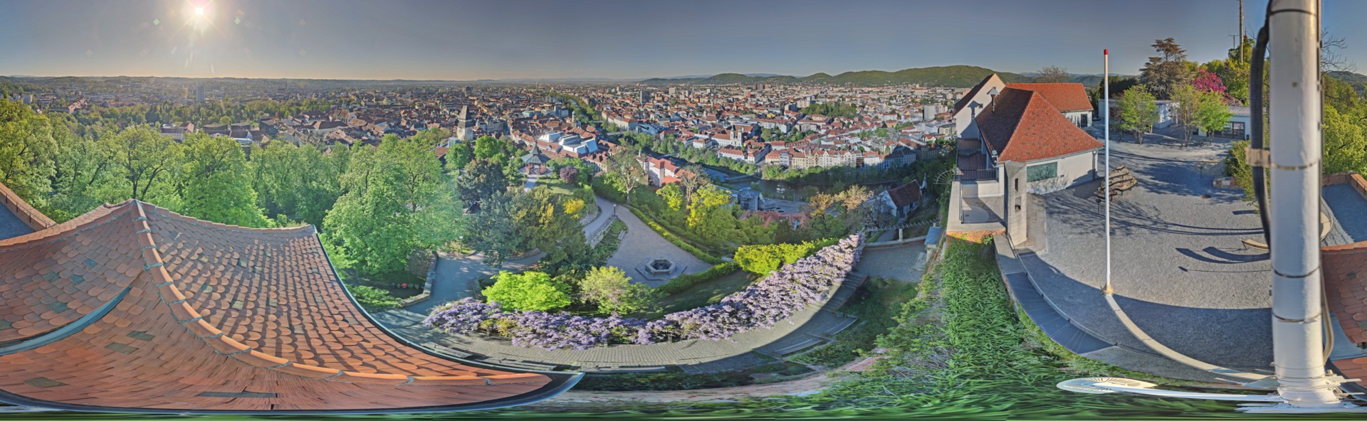 Archived image Graz: Webcam Castle Rock