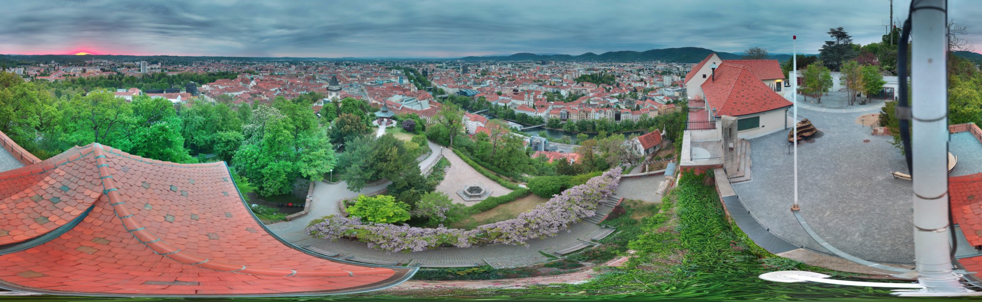 Archived image Graz: Webcam Castle Rock