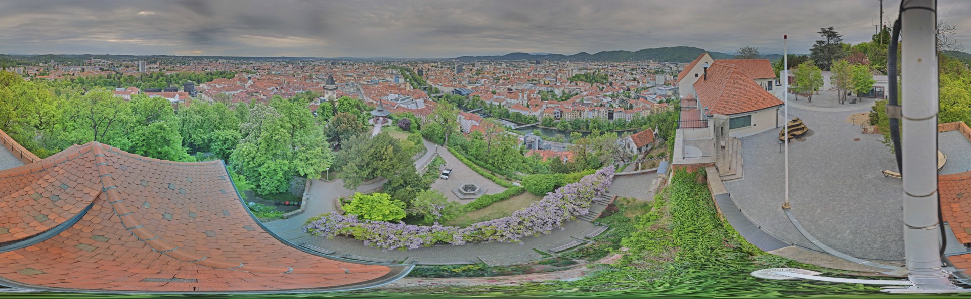 Archived image Graz: Webcam Castle Rock