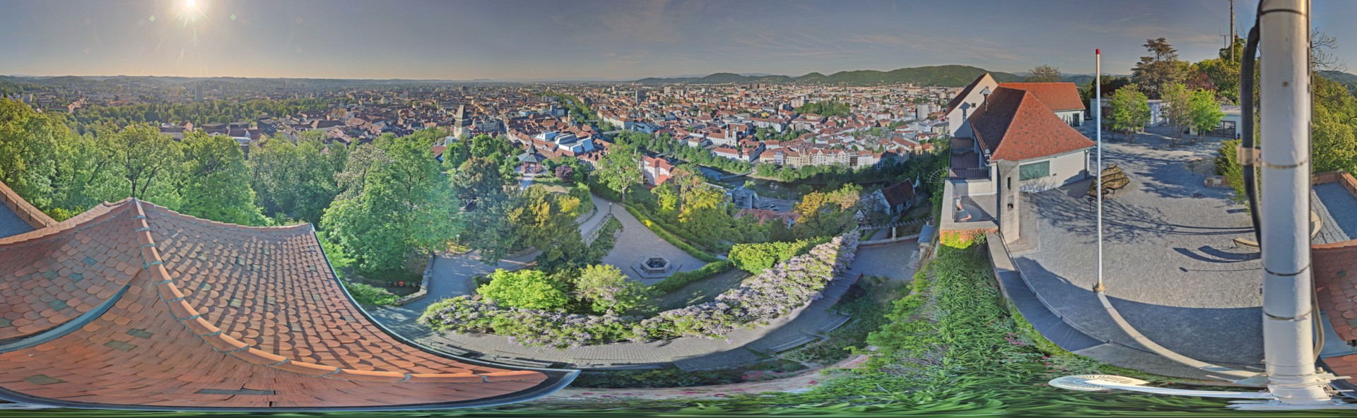 Archived image Graz: Webcam Castle Rock