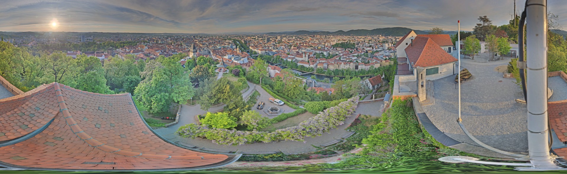 Archived image Graz: Webcam Castle Rock