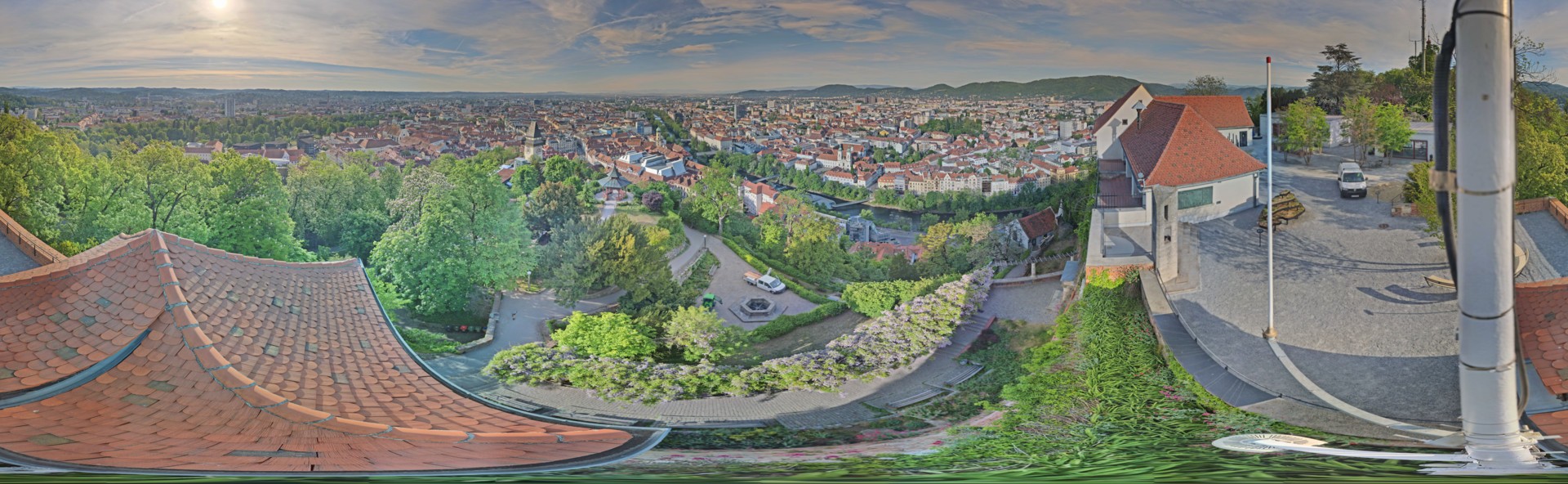 Archived image Graz: Webcam Castle Rock