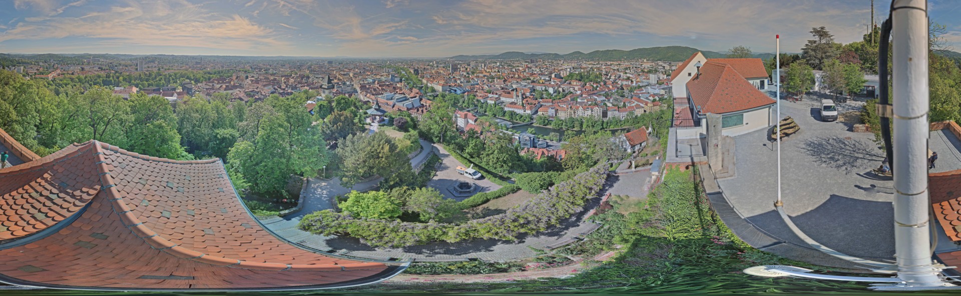 Archived image Graz: Webcam Castle Rock