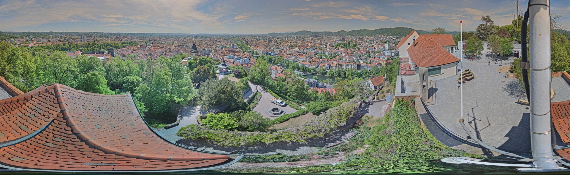Archived image Graz: Webcam Castle Rock