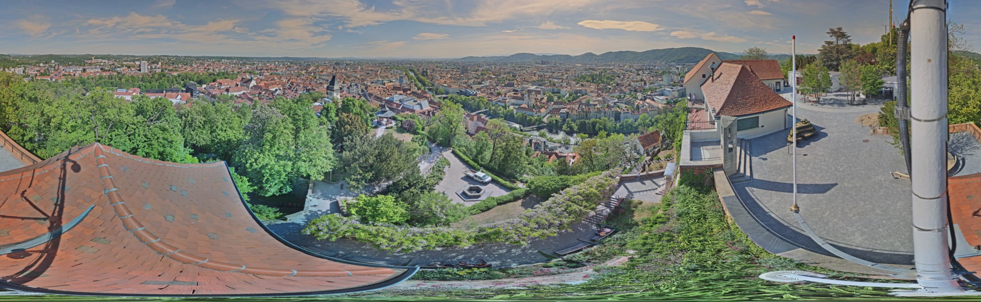 Archived image Graz: Webcam Castle Rock