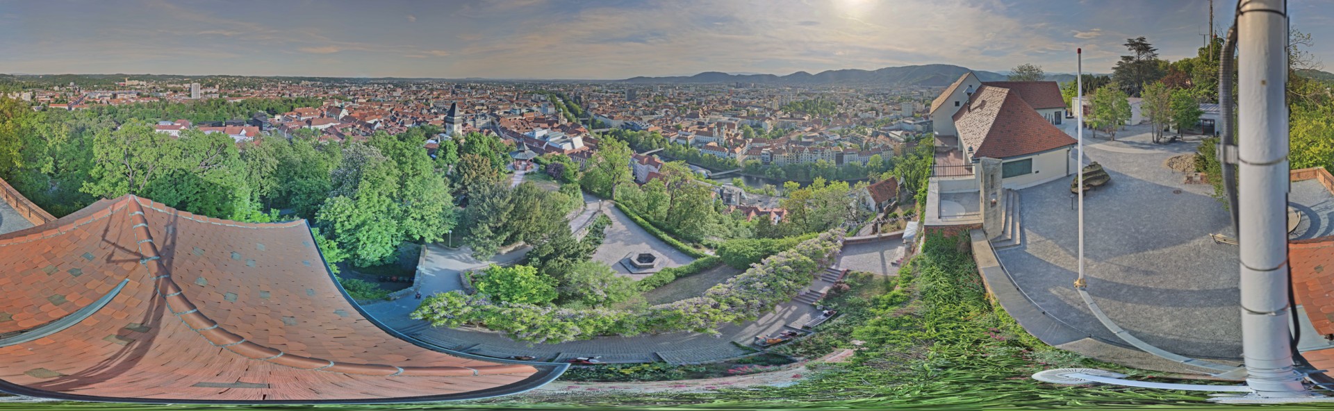 Archived image Graz: Webcam Castle Rock