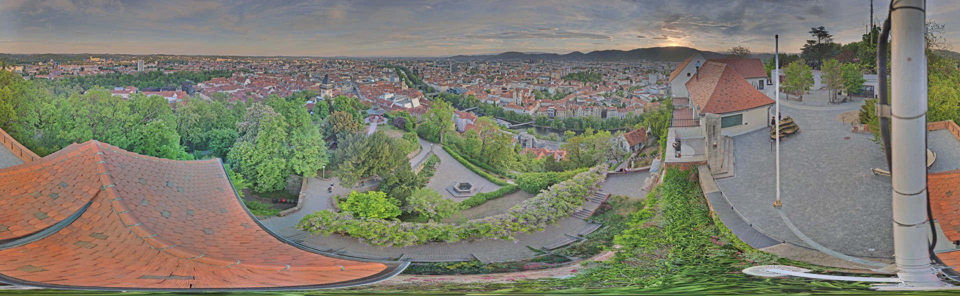 Archived image Graz: Webcam Castle Rock