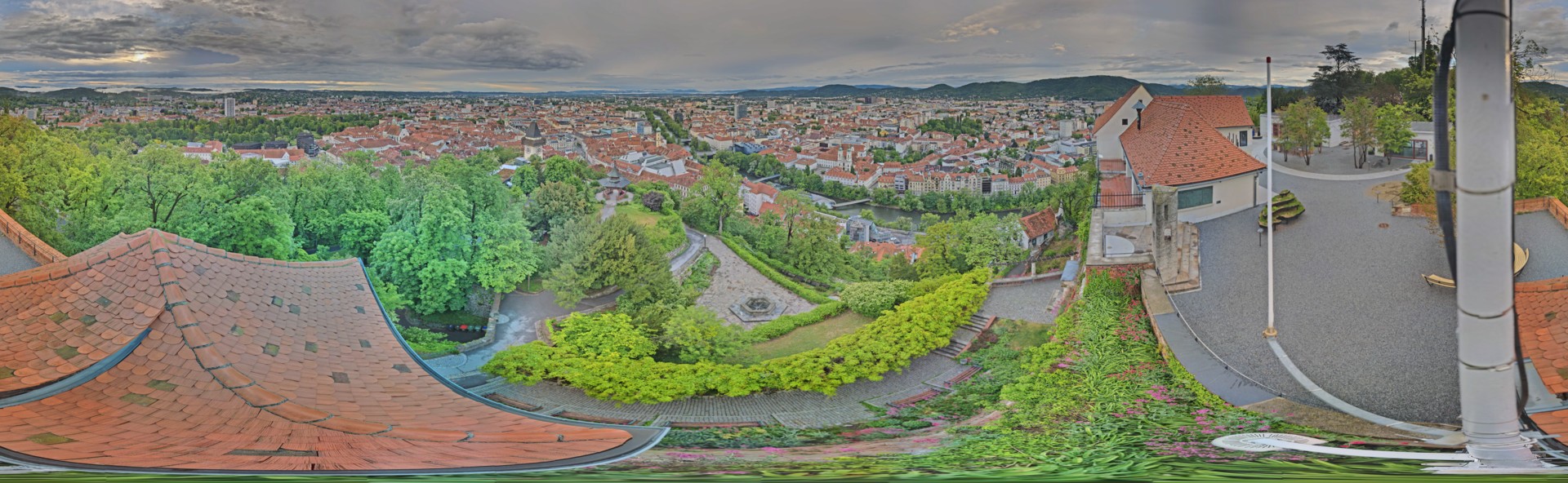 Archived image Graz: Webcam Castle Rock