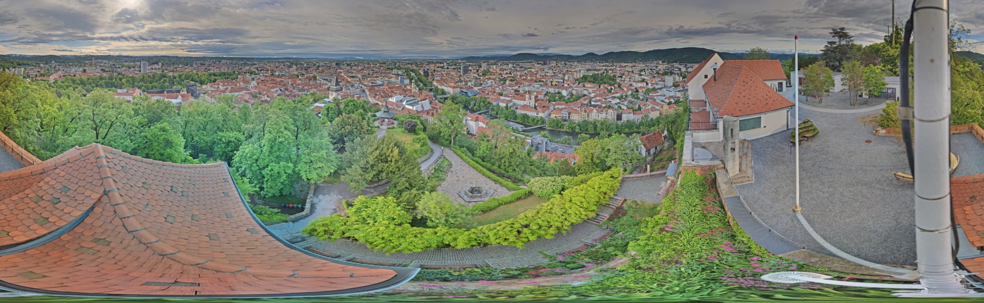 Archived image Graz: Webcam Castle Rock