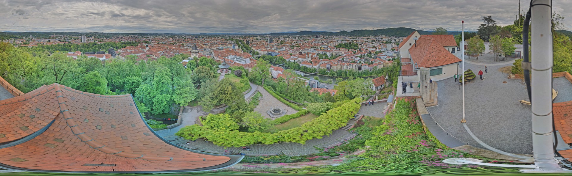 Archived image Graz: Webcam Castle Rock