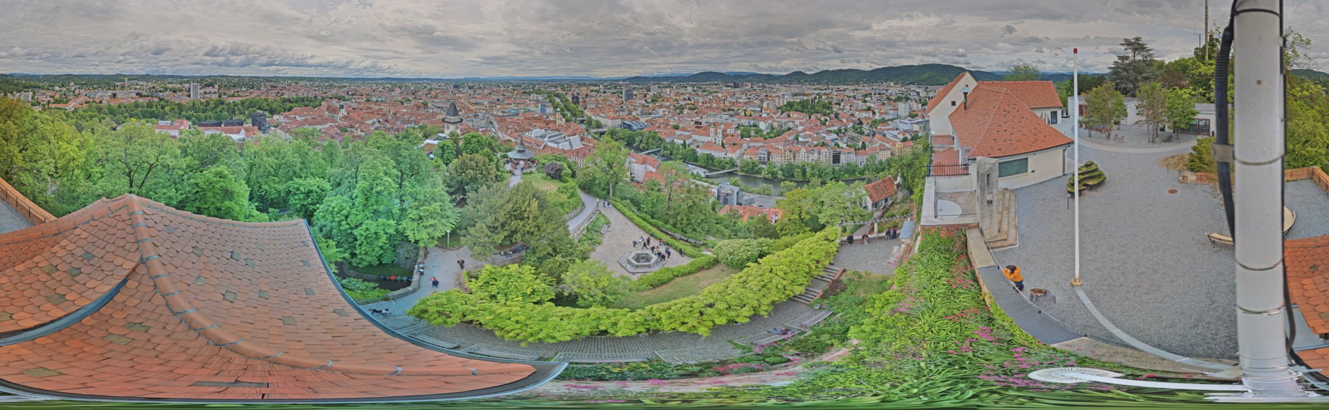 Archived image Graz: Webcam Castle Rock