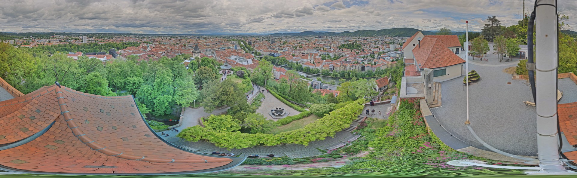 Archived image Graz: Webcam Castle Rock