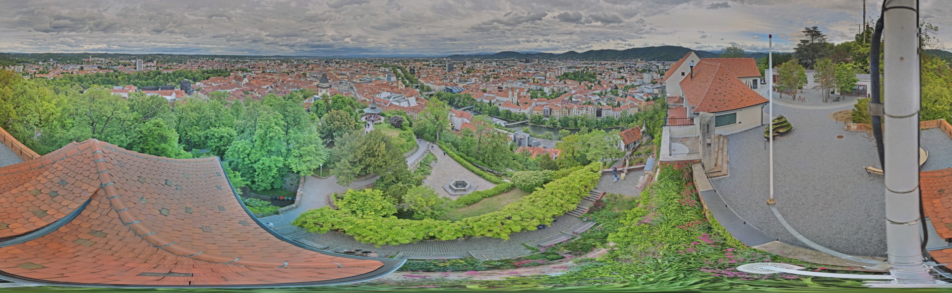 Archived image Graz: Webcam Castle Rock