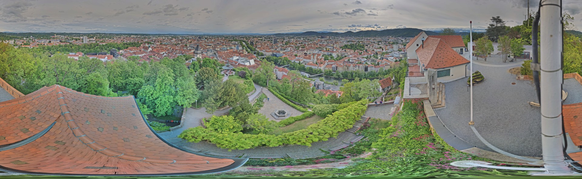 Archived image Graz: Webcam Castle Rock