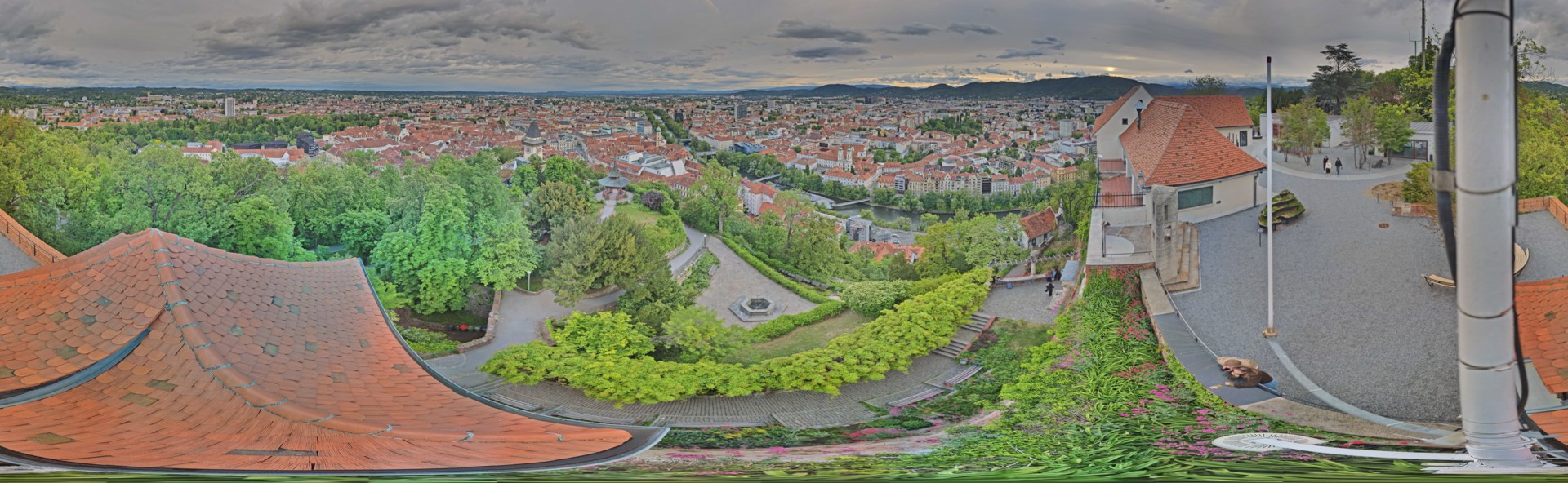 Archived image Graz: Webcam Castle Rock