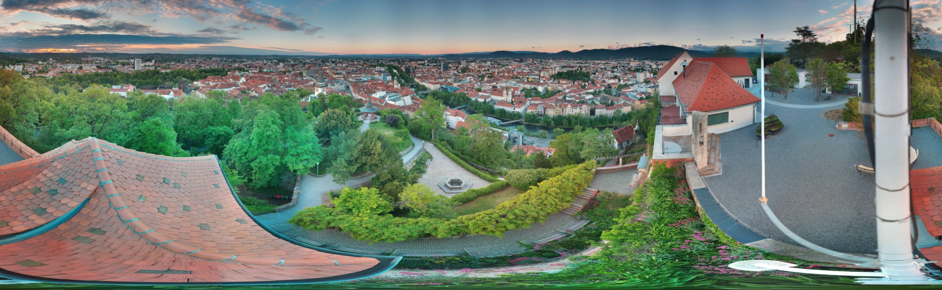 Archived image Graz: Webcam Castle Rock