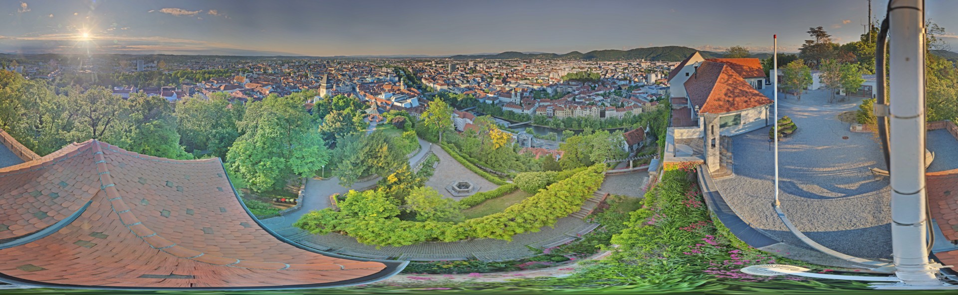 Archived image Graz: Webcam Castle Rock