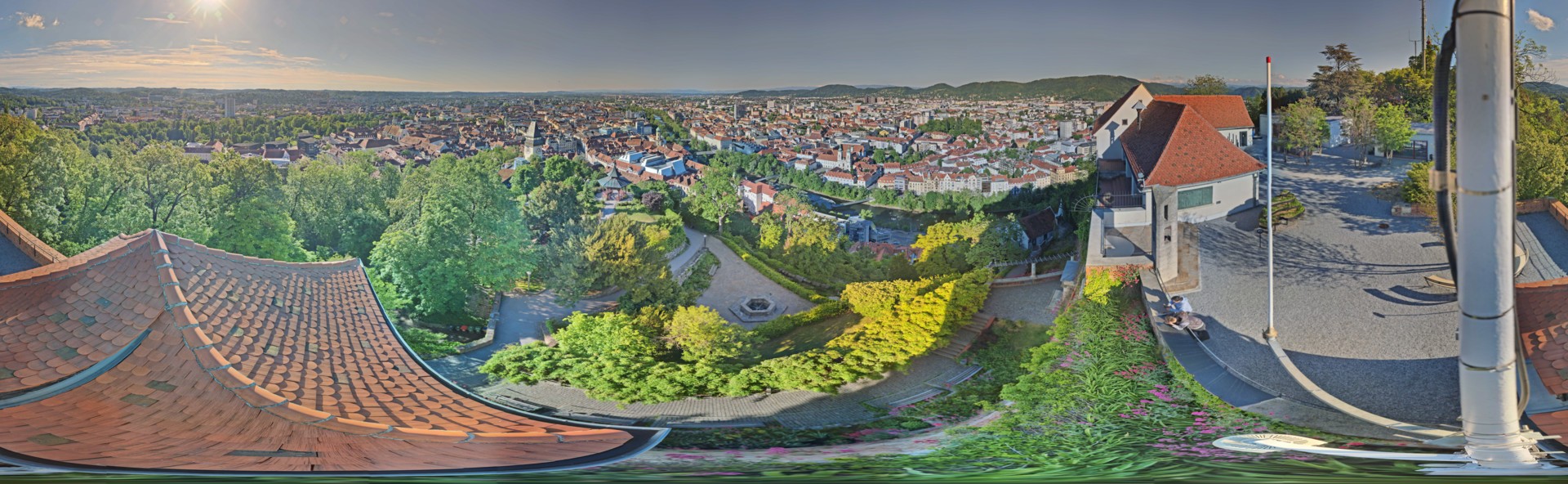 Archived image Graz: Webcam Castle Rock