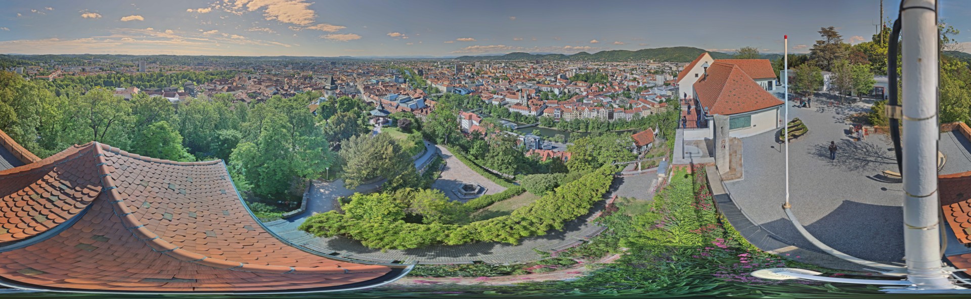 Archived image Graz: Webcam Castle Rock