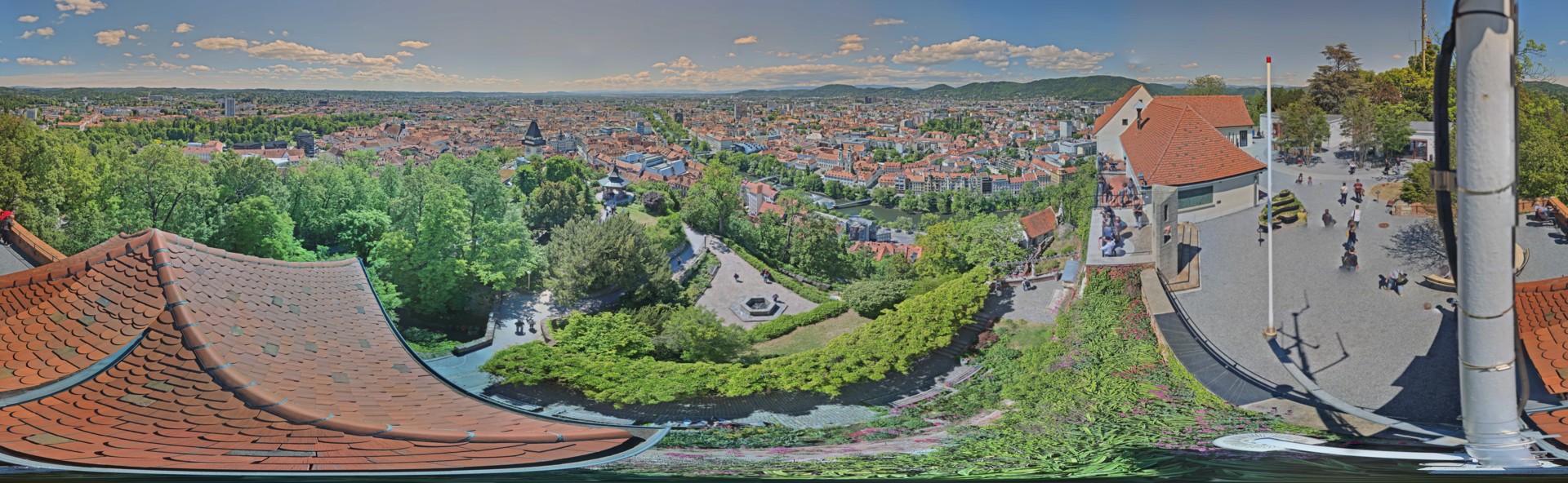 Archived image Graz: Webcam Castle Rock