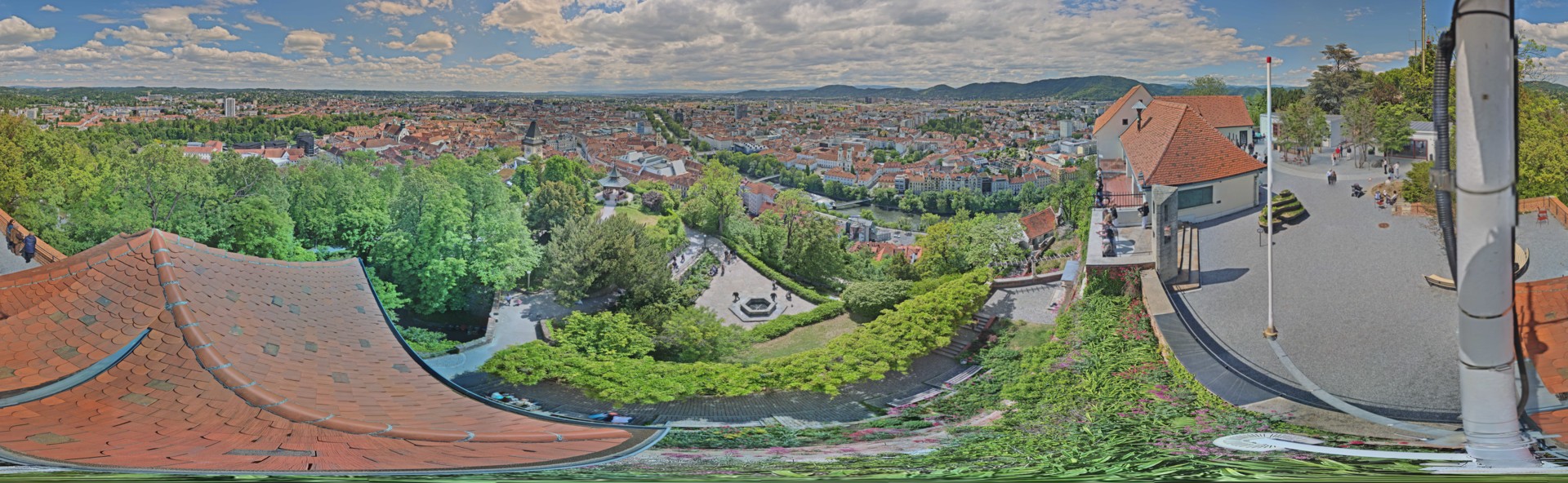 Archived image Graz: Webcam Castle Rock