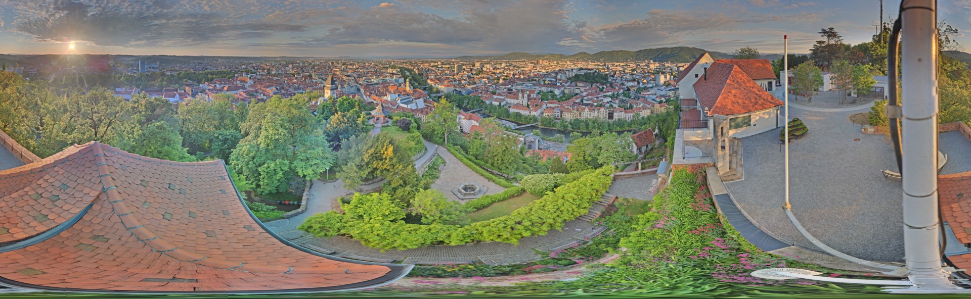 Archived image Graz: Webcam Castle Rock