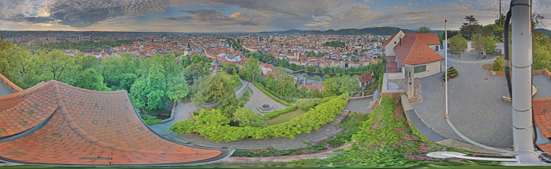 Archived image Graz: Webcam Castle Rock
