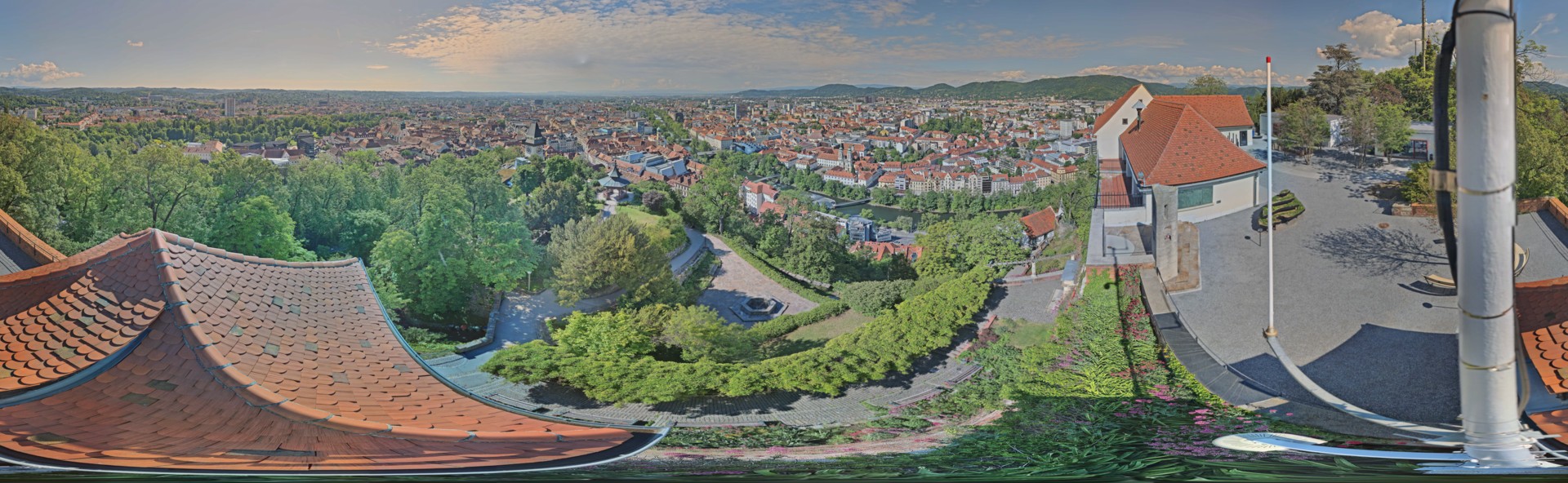 Archived image Graz: Webcam Castle Rock