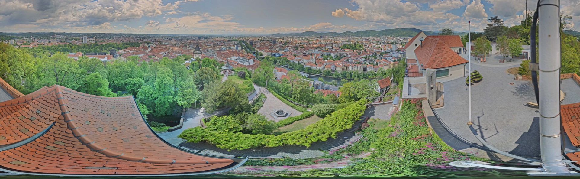 Archived image Graz: Webcam Castle Rock