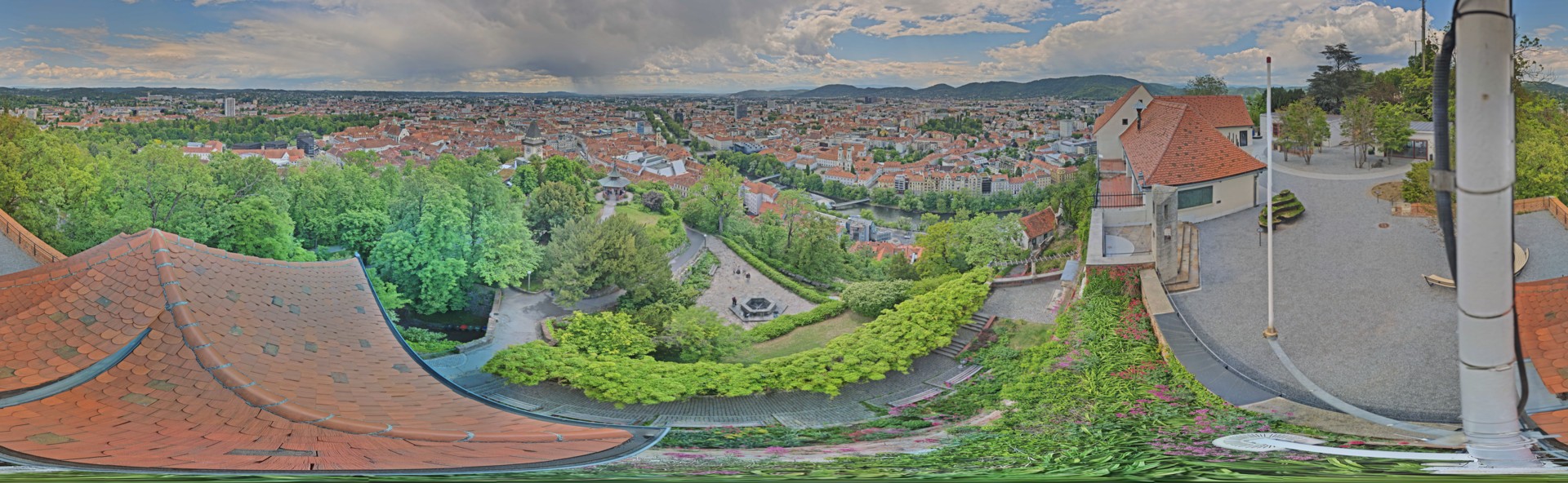 Archived image Graz: Webcam Castle Rock