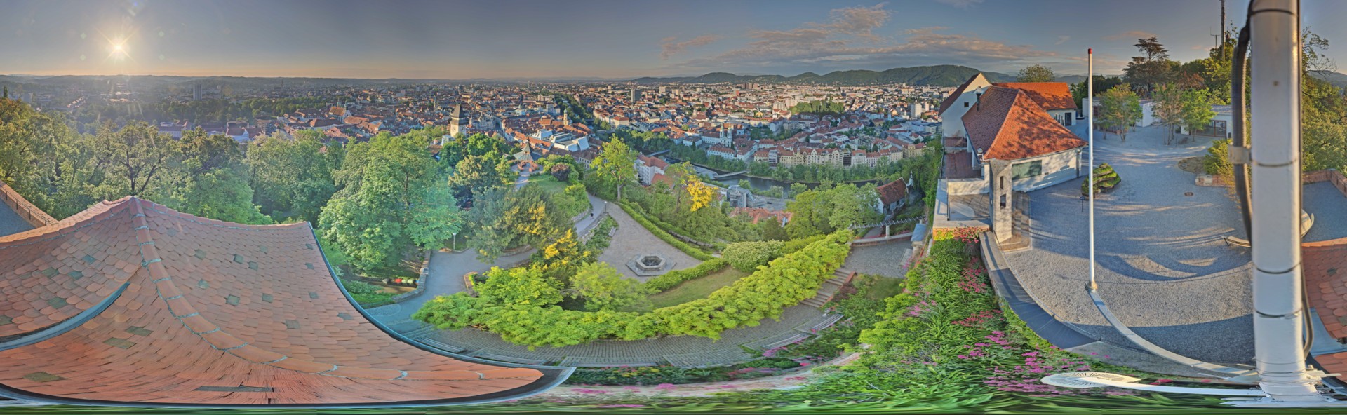 Archived image Graz: Webcam Castle Rock