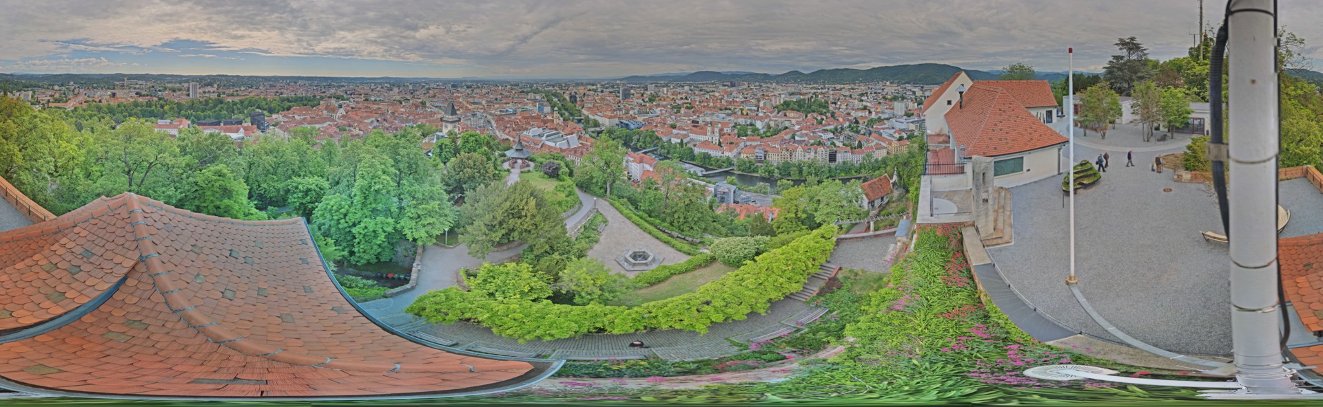 Archived image Graz: Webcam Castle Rock