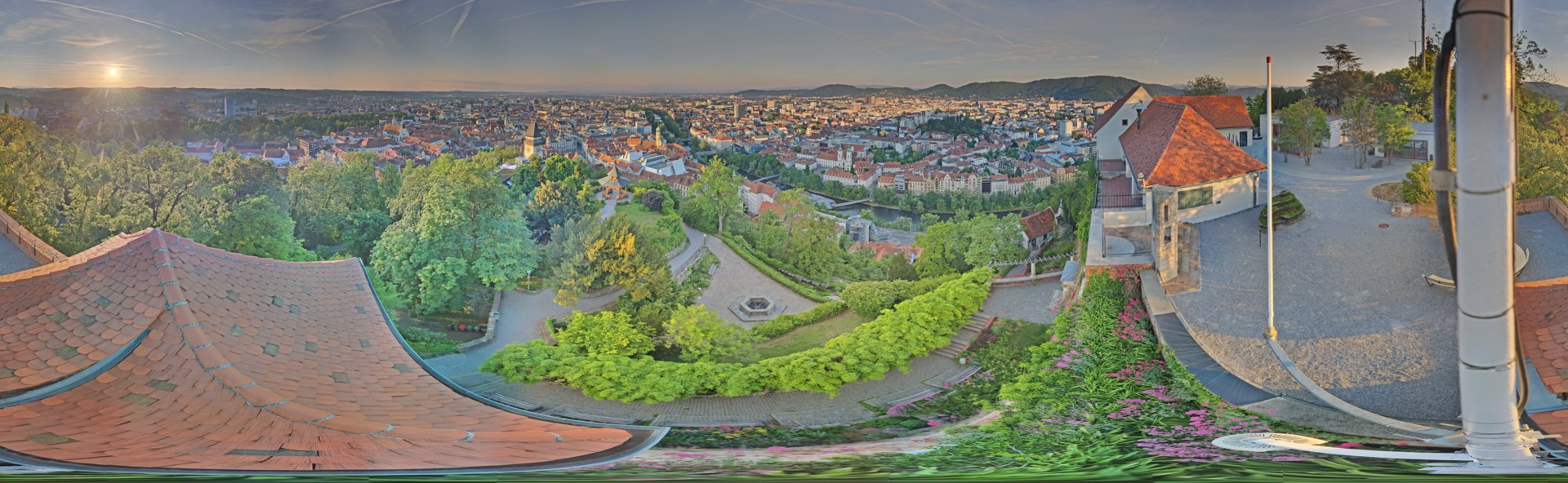 Archived image Graz: Webcam Castle Rock