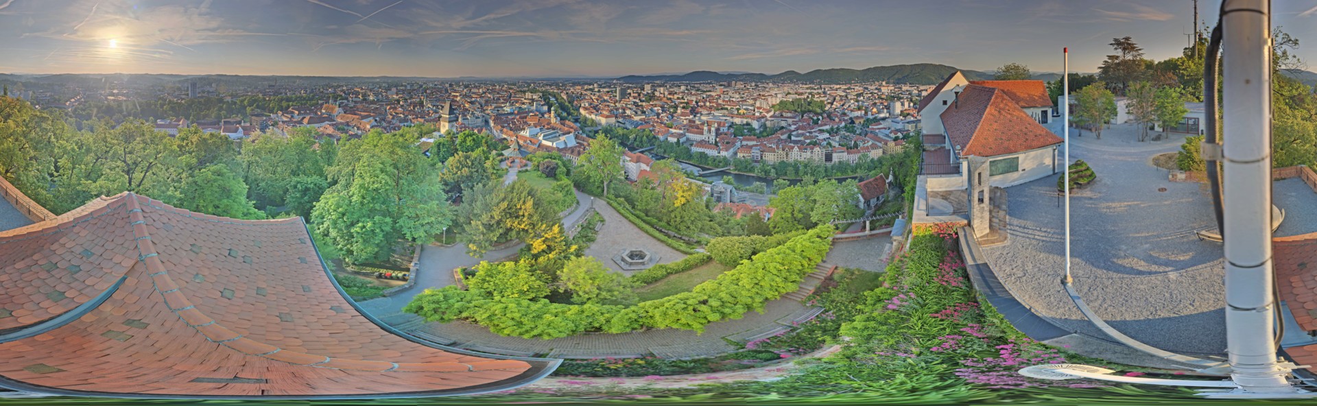 Archived image Graz: Webcam Castle Rock