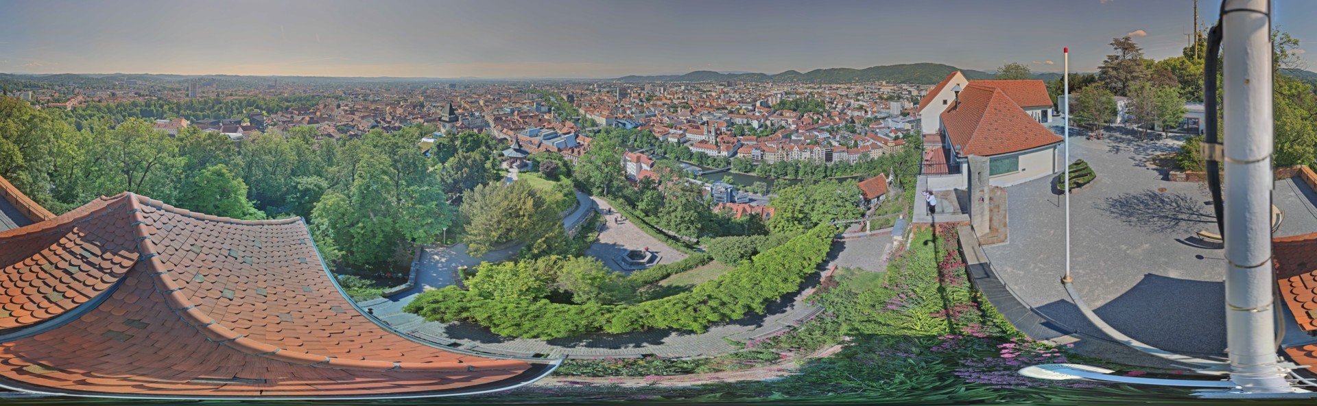 Archived image Graz: Webcam Castle Rock