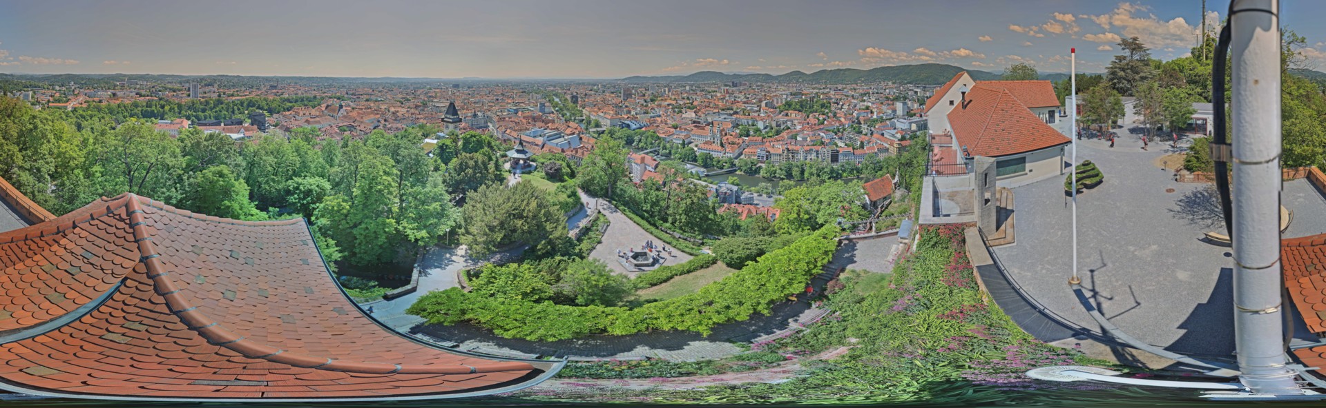 Archived image Graz: Webcam Castle Rock