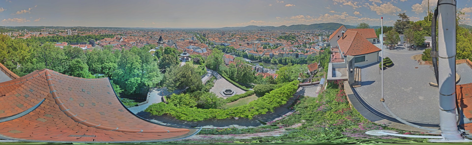 Archived image Graz: Webcam Castle Rock