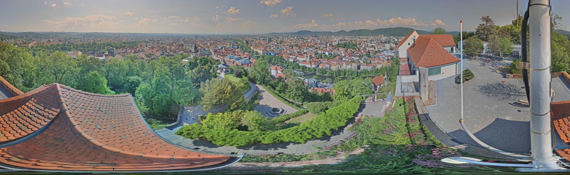 Archived image Graz: Webcam Castle Rock