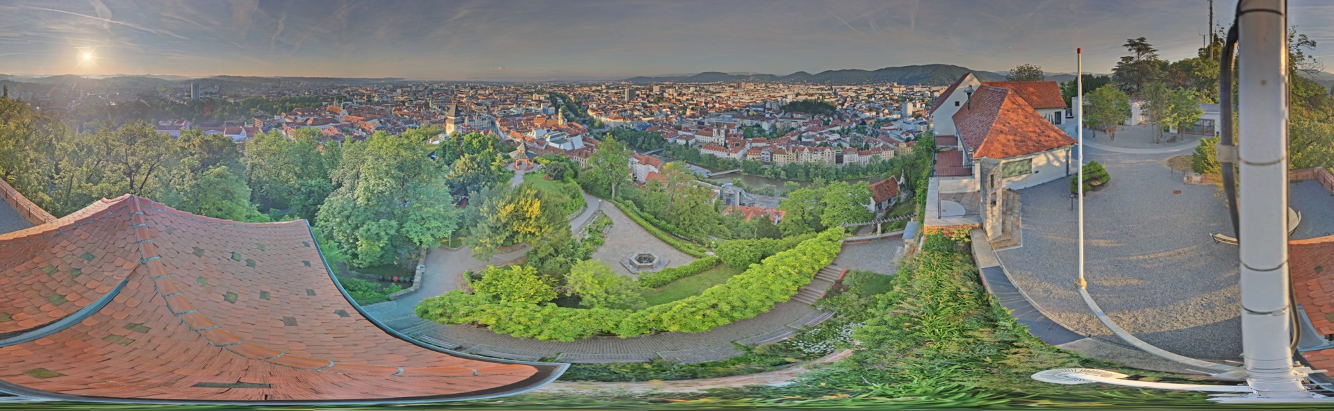 Archived image Graz: Webcam Castle Rock