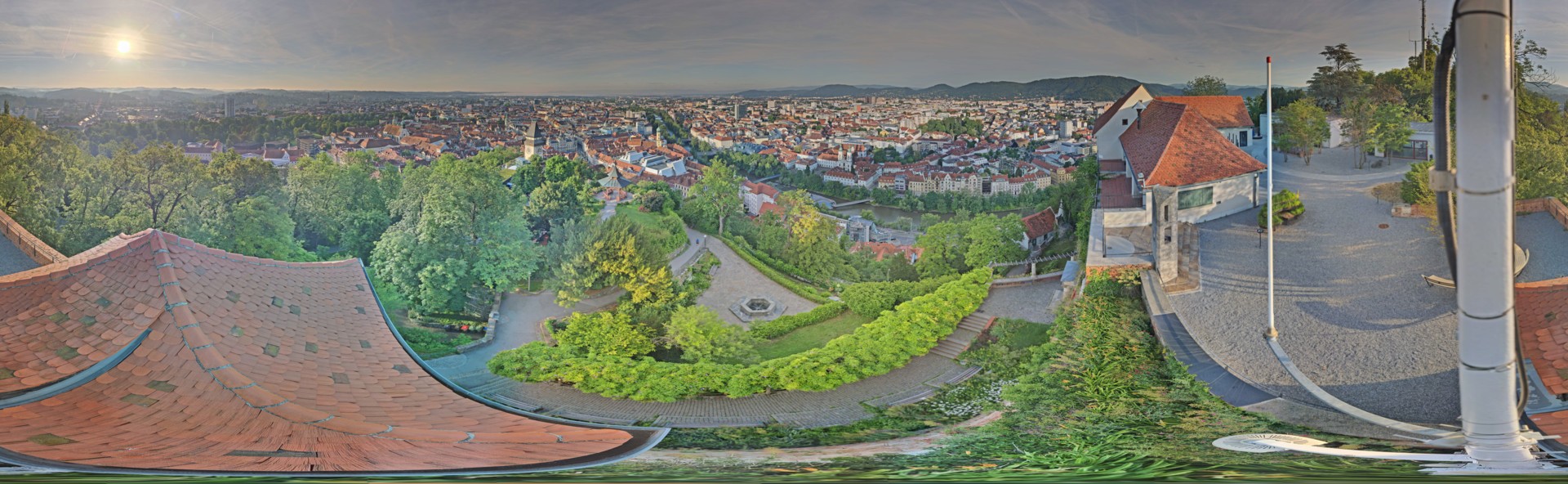Archived image Graz: Webcam Castle Rock