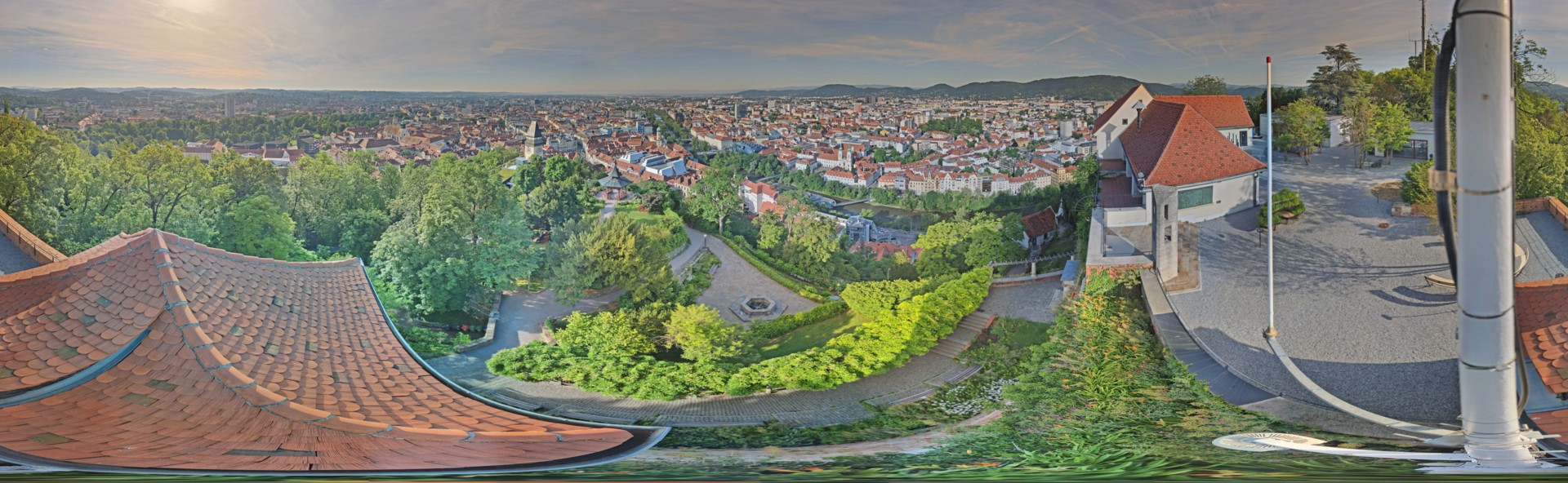 Archived image Graz: Webcam Castle Rock