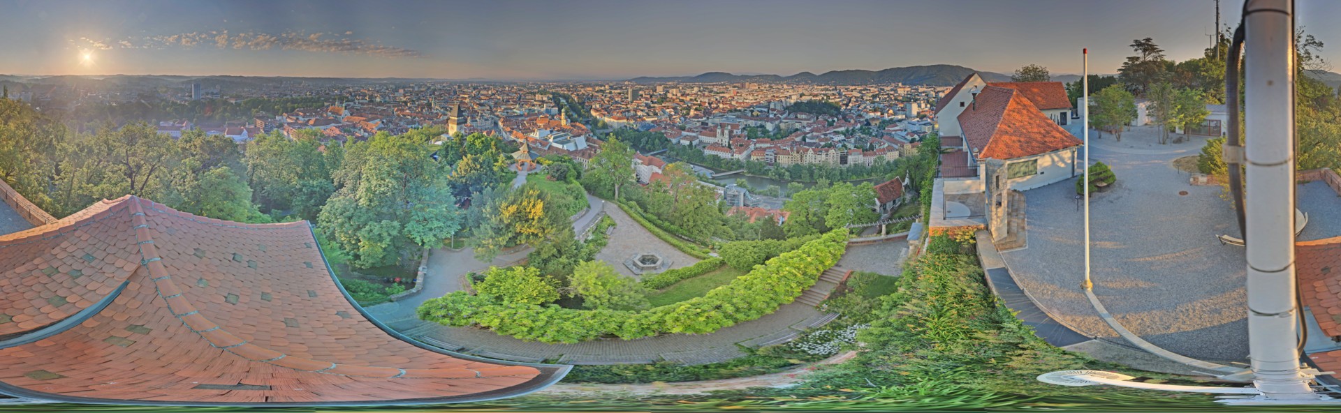 Archived image Graz: Webcam Castle Rock