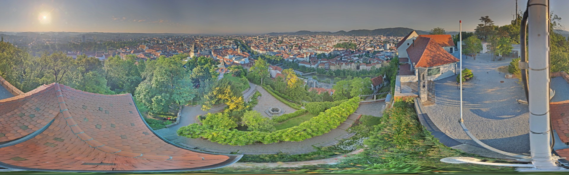 Archived image Graz: Webcam Castle Rock